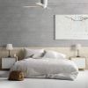 Set of 2 - Bedside Table Lamp with Cream Linen Shade and Black Base