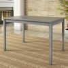 Farmhouse 32 x 48 inch Dining Table in Antique Grey Wood Finish
