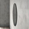 Round 36-inch Wall Mirror in Black - Living Room Bedroom Accent Bathroom Mirror