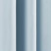 52 x 63 inch Solid Light Blue Thermal Blackout Curtain Panels - Set of 2