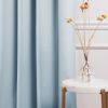 52 x 96 inch Solid Light Blue Thermal Blackout Curtain Panels - Set of 2