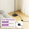 Black Modern Minimalistic 57-inch Slim Bar-Shaped Dimmable LED Corner Floor Lamp