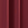 52 x 96 inch Solid Burgundy Red Thermal Blackout Curtain Panels - Set of 2