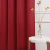 52 x 84 inch Solid Red Thermal Blackout Curtain Panels - Set of 2