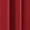 52 x 84 inch Solid Red Thermal Blackout Curtain Panels - Set of 2