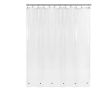 72"W x 92"H XL Clear PEVA Waterproof Shower Curtain Liner Magnets Bottom Hem