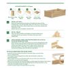 2ft x 4ft Cedar Wood Raised Garden Bed Planter Box - Made In USA