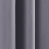 52 x 96 inch Solid Grey Thermal Blackout Curtain Panels - Set of 2