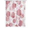 72"W x 78"H Abstract Pink Geometric Polyester Shower Curtain