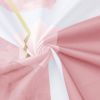 72"W x 84"H Abstract Pink Geometric Polyester Shower Curtain