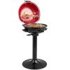Red Double Layer Portable Electric 1600 Watt BBQ Grill