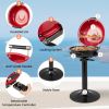 Red Double Layer Portable Electric 1600 Watt BBQ Grill