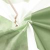 72"W x 84"H Abstract Green White Geometric Polyester Shower Curtain