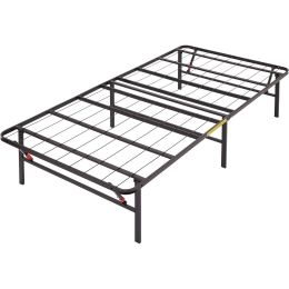 Twin XL Metal Platform Bed Frame with Storage Space