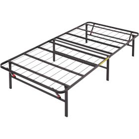 Twin XL Metal Platform Bed Frame with Storage Space