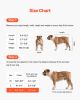 VEVOR Dog Wheelchair for Back Legs, Adjustable 2 Wheels Pet Wheelchair, Lightweight Dog Cart with Shock-Absorbing Wheels