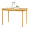 48 x 28 inch Classic Farmhouse Dining Table with Natural Wood Finish