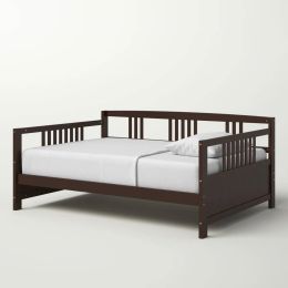 Full size Daybed in Dark Brown Wood Finish