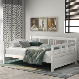 Full size Daybed in White Wood Finish